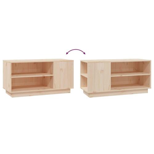 Tv-bord 80x35x40,5 cm massivt fyrretræ