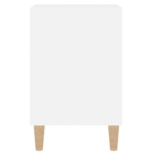 Tv-bord 100x35x55 cm konstrueret træ hvid