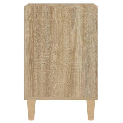 Tv-bord 100x35x55 cm konstrueret træ sonoma-eg
