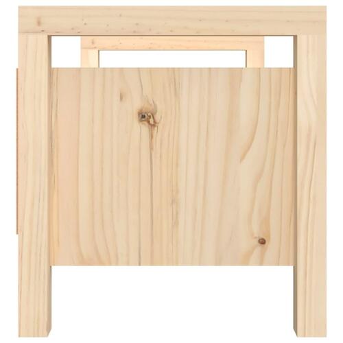 Entrébænk 80x40x43 cm massivt fyrretræ