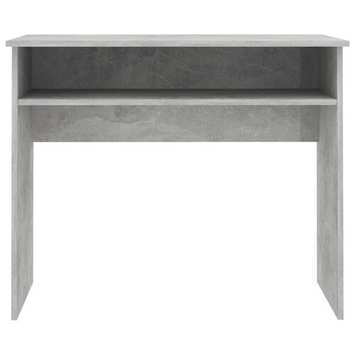 Skrivebord 90x50x74 cm konstrueret træ betongrå