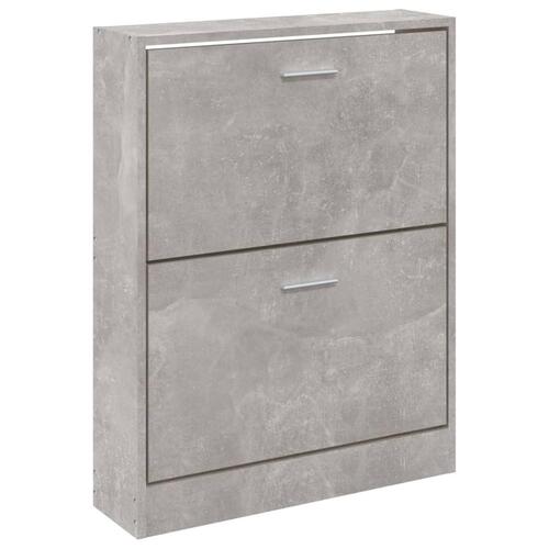 Skoreol 59x17x81 cm konstrueret træ betongrå