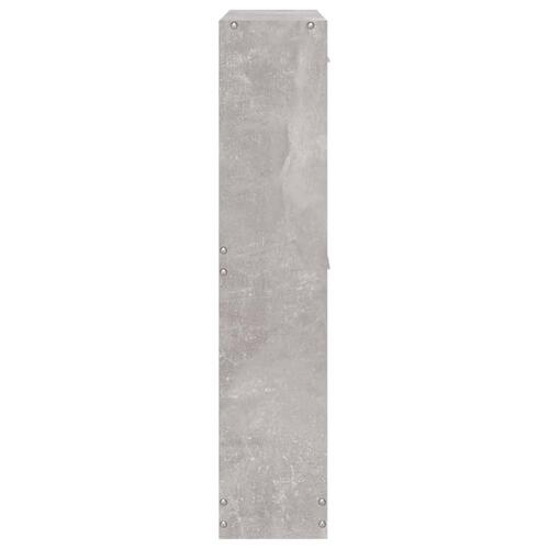 Skoreol 59x17x81 cm konstrueret træ betongrå