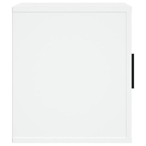 Tv-bord 100x35x40 cm konstrueret træ hvid