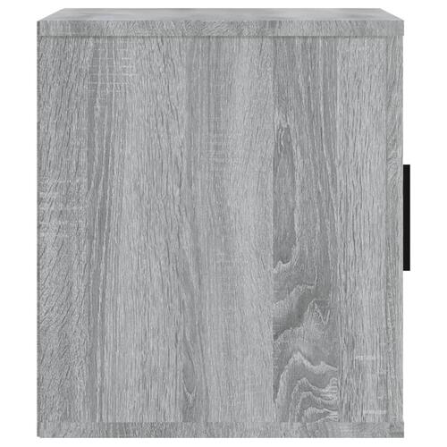 Tv-bord 100x35x40 cm konstrueret træ grå sonoma-eg