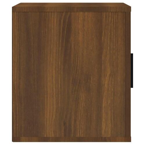 Tv-bord 100x35x40 cm konstrueret træ brun egetræsfarve