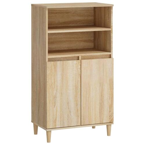 Skab 60x36x110 cm konstrueret træ Sonoma-eg