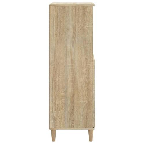 Skab 60x36x110 cm konstrueret træ Sonoma-eg