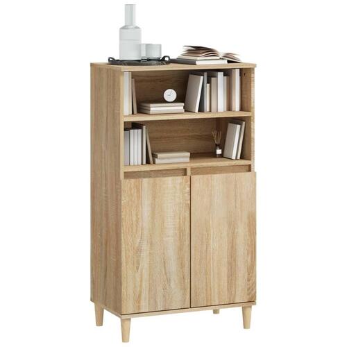 Skab 60x36x110 cm konstrueret træ Sonoma-eg