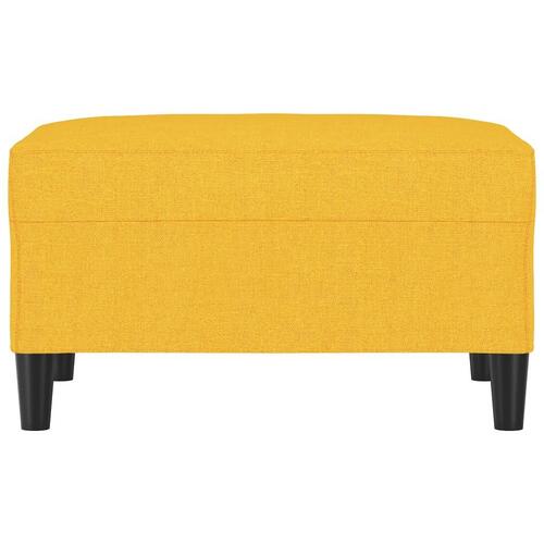Fodskammel 70x55x41 cm stof lysegul