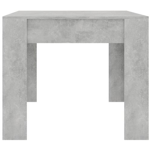 Spisebord 180 x 90 x 76 cm spånplade betongrå