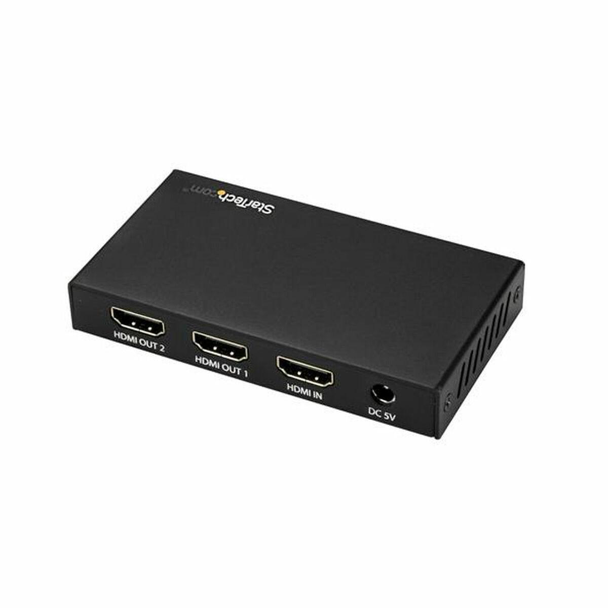 Startech ST122HD202 HDMI-splitter - 1 til 2, sort
