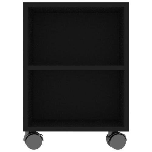 Tv-bord 120x35x48 cm konstrueret træ sort
