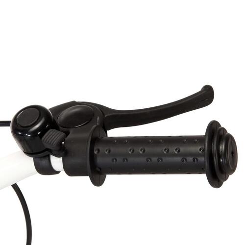 Børnecykel 18 tommer blå og hvid