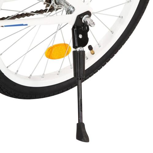Børnecykel 18 tommer blå og hvid