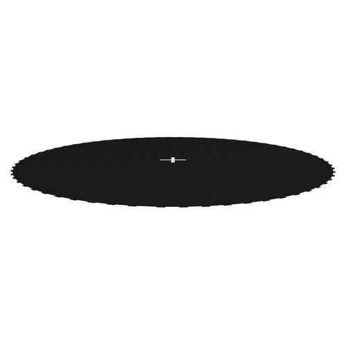 Trampolinmåtte til 12 ft/3,66 m rund trampolin stof sort