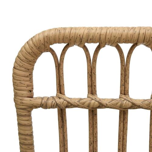 Havestol polyrattan lysebrun