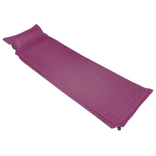 Luftmadras med pude 66x200 cm pink