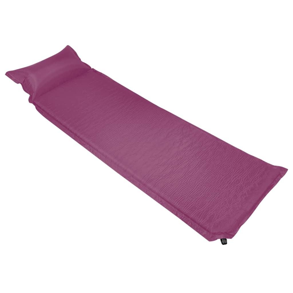 Luftmadras med pude 66x200 cm pink