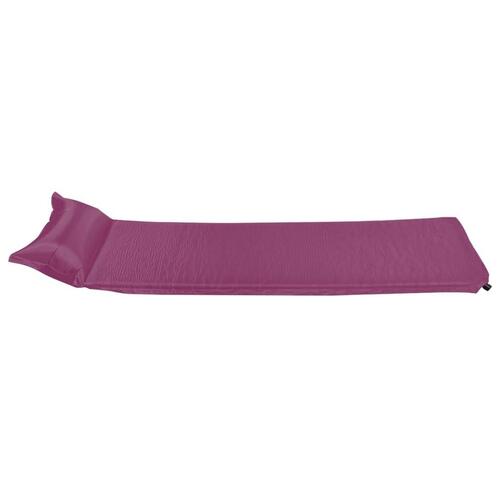 Luftmadras med pude 66x200 cm pink
