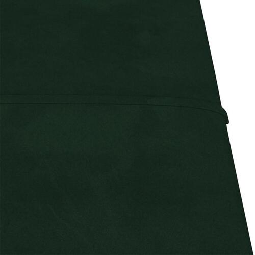 Vægpaneler 12 stk. 30x30 cm 1,08 m² fløjl mørkegrøn