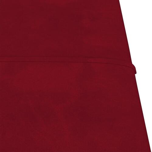 Vægpaneler 12 stk. 30x30 cm 1,08 m² fløjl vinrød