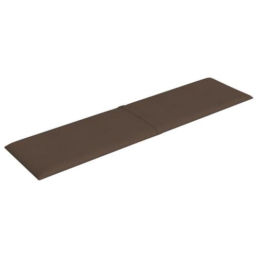 Vægpaneler 12 stk. 60x15 cm 1,08 m² stof brun