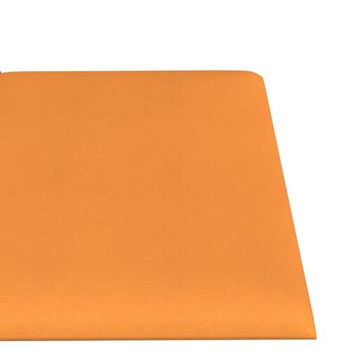 Vægpaneler 12 stk. 60x15 cm 1,08 m² stof lysegul