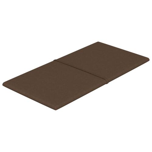 Vægpaneler 12 stk. 60x30 cm 2,16 m² stof brun