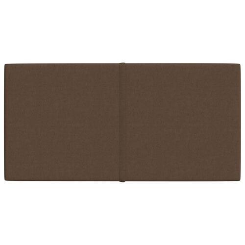 Vægpaneler 12 stk. 60x30 cm 2,16 m² stof brun