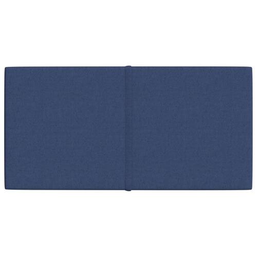 Vægpaneler 12 stk. 60x30 cm 2,16 m² stof blå