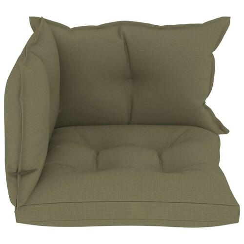 Pallehynder 3 stk. stof beige
