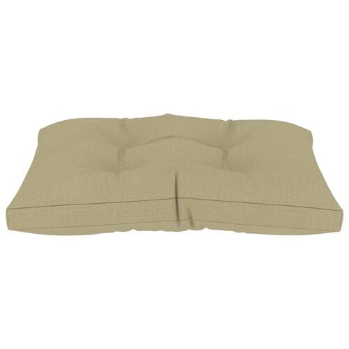 Pallehynde 60x61,5x10 cm stof cremefarvet