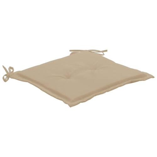 Hynder til havestol 2 stk. 50x50x3 cm oxfordstof beige