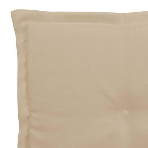 Hynder til havestol 2 stk. 50x50x3 cm oxfordstof beige