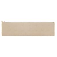 Hynde til havebænk 200x50x3 cm oxfordstof beige