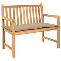 Hynde til havebænk 100x50x3 cm oxfordstof beige
