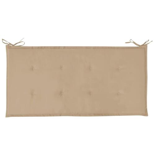 Hynde til havebænk 100x50x4 cm oxfordstof beige