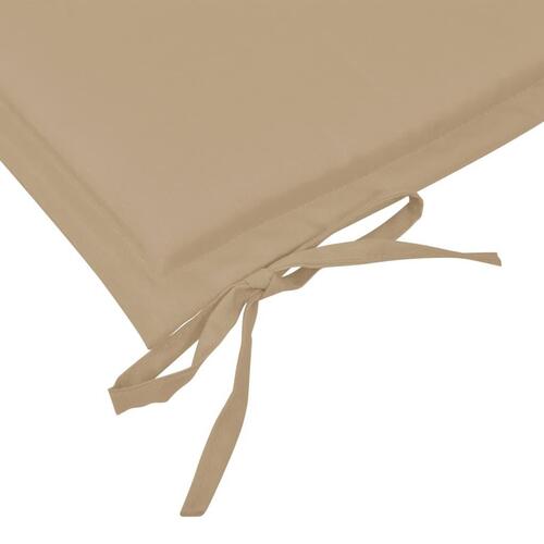 Hynde til havebænk 100x50x3 cm oxfordstof beige