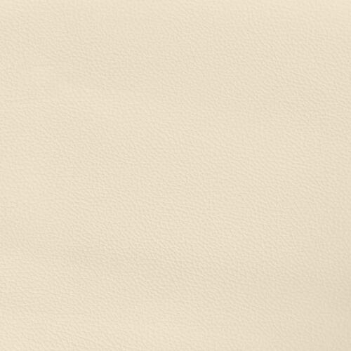 Bænk 100x30x30 cm kunstlæder cremefarvet