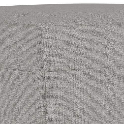 Fodskammel 70x55x41 cm stof grå