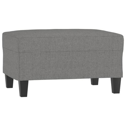 Fodskammel 70x55x41 cm stof mørkegrå