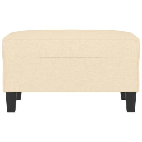 Fodskammel 70x55x41 cm stof cremefarvet