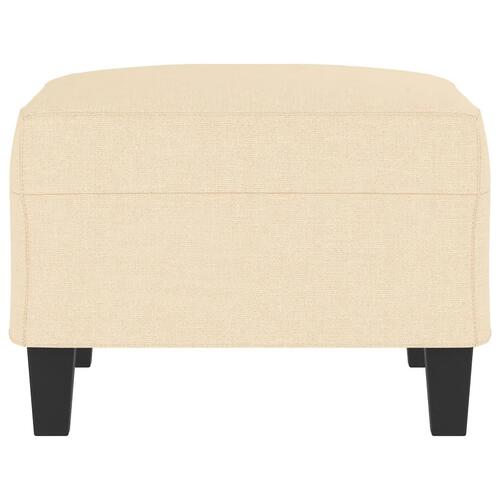 Fodskammel 70x55x41 cm stof cremefarvet