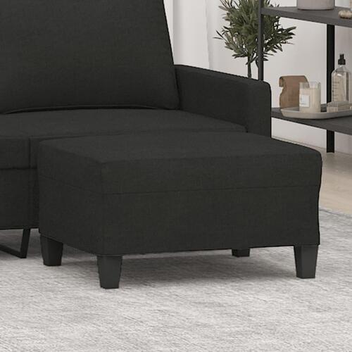 Fodskammel 70x55x41 cm stof sort