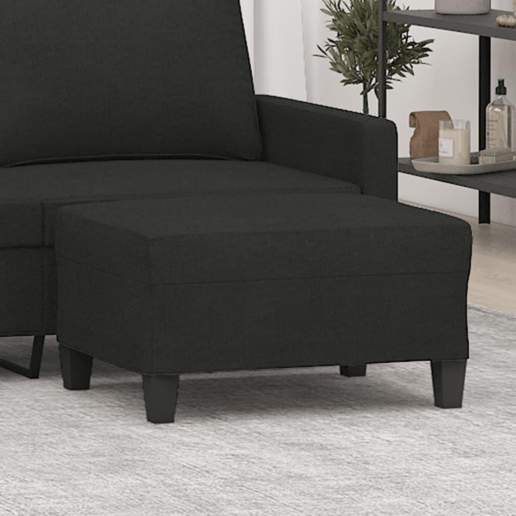 Fodskammel 70x55x41 cm stof sort
