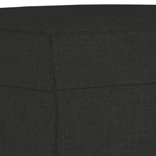 Fodskammel 70x55x41 cm stof sort