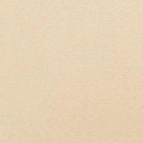 Bænk 70x35x41 cm stof cremefarvet