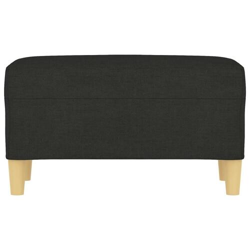 Bænk 70x35x41 cm stof sort