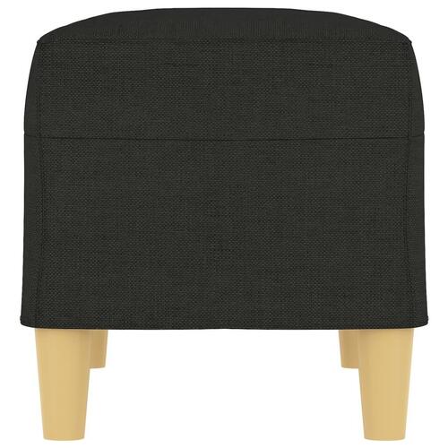 Bænk 70x35x41 cm stof sort